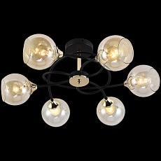 Потолочная люстра Reluce 01356-0.3-06B BK+FGD 1