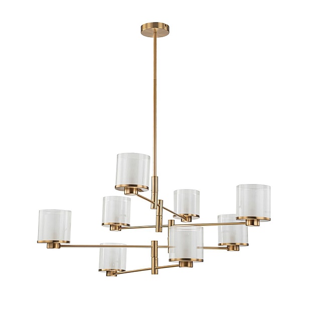 Подвесная люстра Indigo Bilancia 13023/8R Brass V000358 Фото № 1