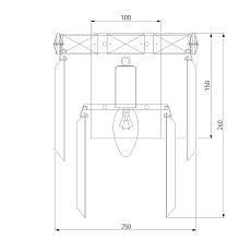 Настенный светильник Eurosvet Elegante 10130/1 хром/прозрачный хрусталь Strotskis 4