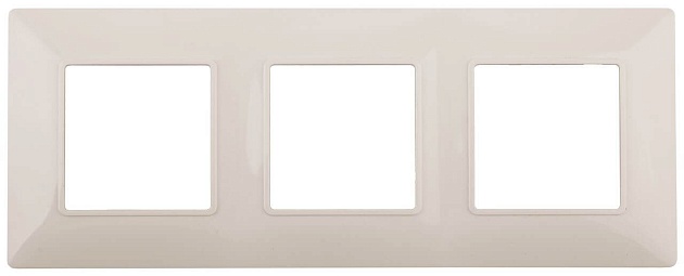 Рамка 3-постовая ЭРА Elegance 14-5003-02 Б0034394 Фото № 1