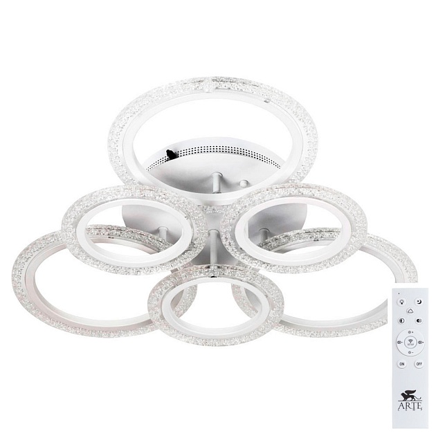 Потолочная светодиодная люстра Arte Lamp Camelia A2533PL-60WH изображение 2 Потолочная светодиодная люстра Arte Lamp Camelia A2533PL-60WH Фото № 2