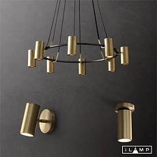 Спот iLamp Plum 8860W BR-BK 2