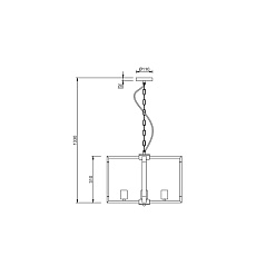 Подвесной светильник Vele Luce Turin VL5022P04 3