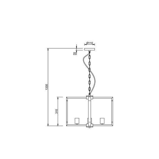 Подвесной светильник Vele Luce Turin VL5022P04 Фото № 4