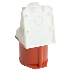 Розетка 3P+PE+N Stekker с крышкой красный RST32-125-44 49437 5