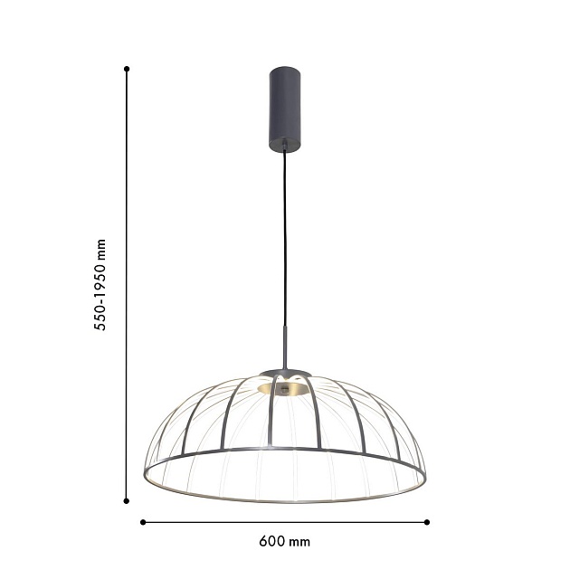 Подвесной светодиодный светильник Favourite Vertex 4285-6P изображение 2 Подвесной светодиодный светильник Favourite Vertex 4285-6P Фото № 2