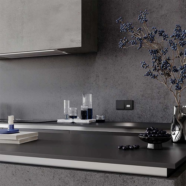 Подсветка светодиодная встраиваемая Voltum S70, (черный матовый) VLS070608 Фото № 3