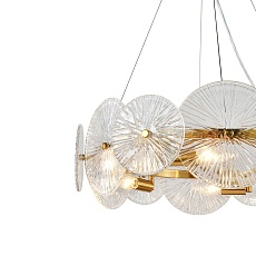 Подвесная люстра Indigo Miele V12021/6P Brass V000604 2