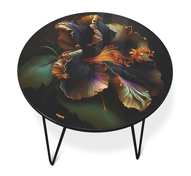 Журнальный стол Sheffilton SHT-CT27 ночной цветок/черный муар 4007482108 Фото № 5