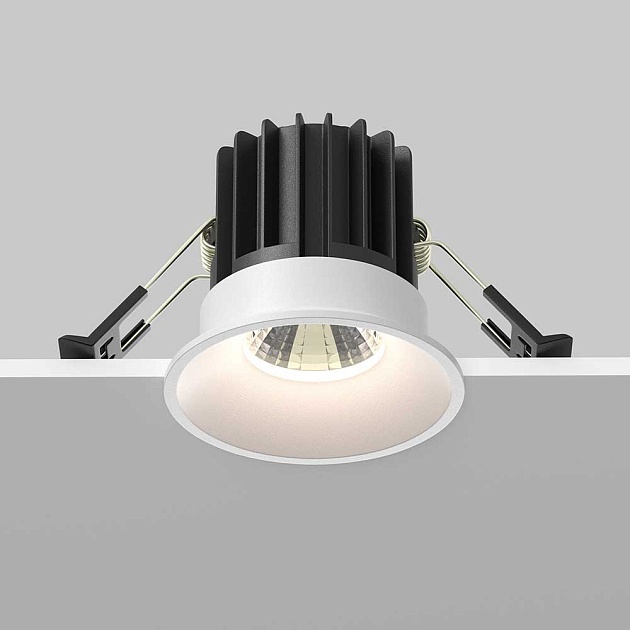 Встраиваемый светодиодный светильник Maytoni Round DL058-7W4K-W изображение 3 Встраиваемый светодиодный светильник Maytoni Round DL058-7W4K-W Фото № 3