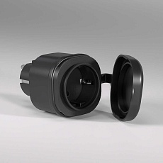 Умная розетка с мониторингом энергопотребления Elektrostandard 76102/00 черная a065376 1
