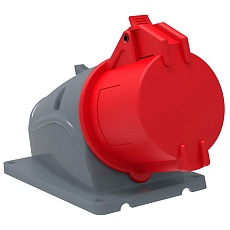MAGNUM Розетка стационарная ССИ-124 32А-6ч/380-415В 3P+PE IP44 IEK PSN12-032-4