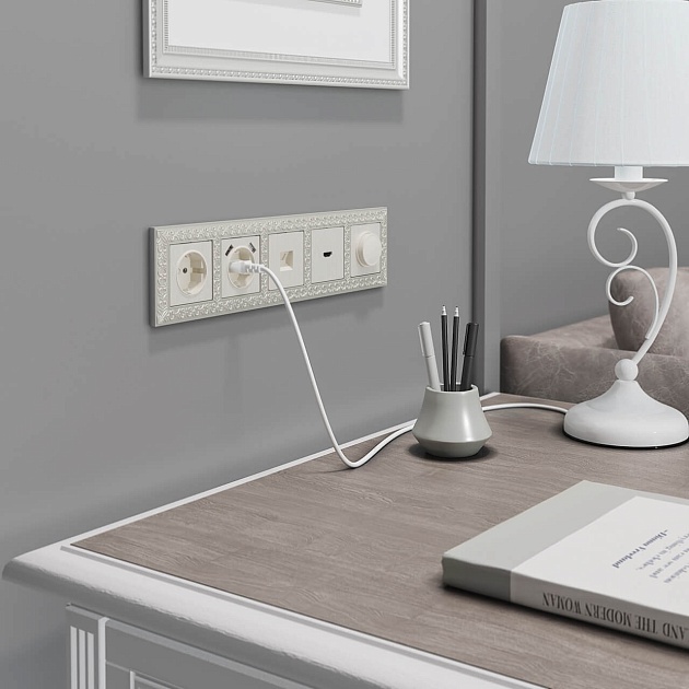 Диммер Werkel перламутровый рифленый W1142013 4690389160981 Фото № 4