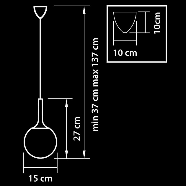 Подвесной светильник Lightstar Globo 813012 Фото № 3