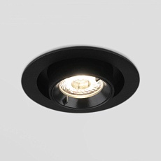 Встраиваемый светодиодный спот Elektrostandard 9917 LED 10W 4200K черный матовый a052449 3
