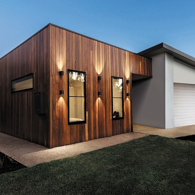 Уличный настенный светильник Maytoni Slat O044WL-01B Фото № 12