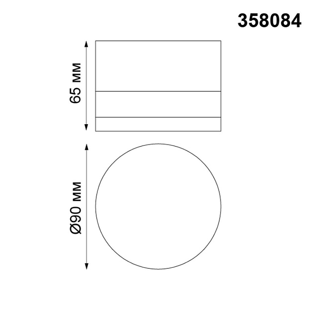 Уличный светодиодный светильник Novotech Street Kaimas 358084 Фото № 3