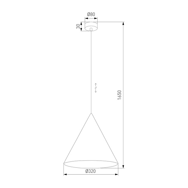 Подвесной светильник TK Lighting 10009 Cono Фото № 2