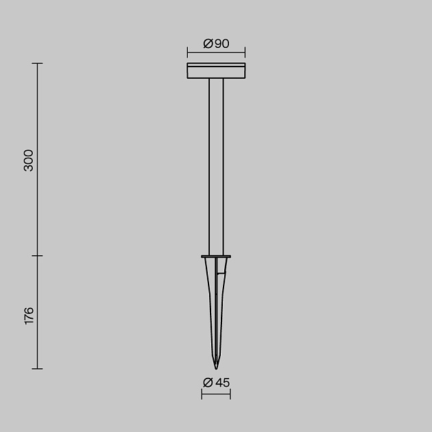 Ландшафтный светильник Maytoni Outdoor O503FL-L4B3K Фото № 4