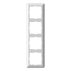 Рамка 4-постовая Systeme Electric W59 белая KD-4-18