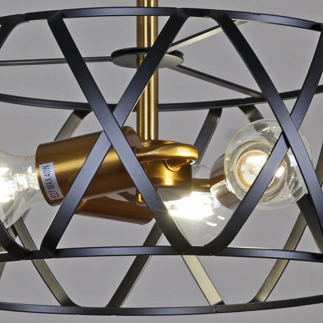 Потолочная люстра Illumico IL1023-3C-05 BK GD Фото № 3