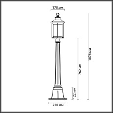 Уличный светильник Odeon Light Nature Mavret 4961/1F 5