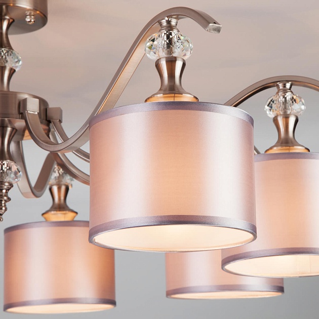 Потолочная люстра Eurosvet 60070/8 сатин-никель Фото № 3