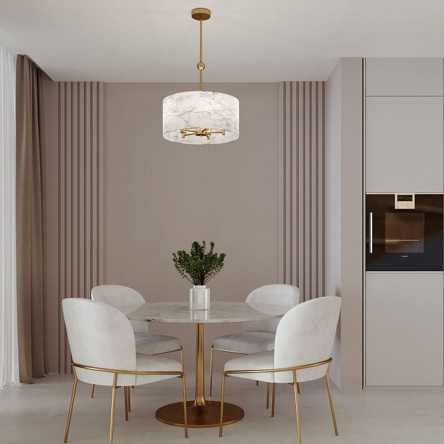 Подвесная люстра Eurosvet Brume 60174/5 латунь a069024 Фото № 6