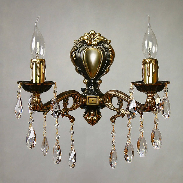 Бра Ambiente Leon 2128/2 PB Tear Drop Фото № 1