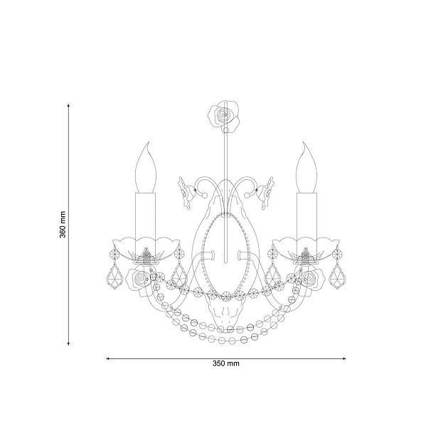 Бра Lucia Tucci Fiori Di Rose W186.2 Фото № 2