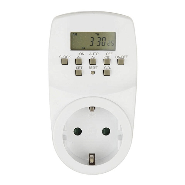Таймер электронный Uniel UST-E20 White UL-00003766 изображение 1 Таймер электронный Uniel UST-E20 White UL-00003766 Фото № 1