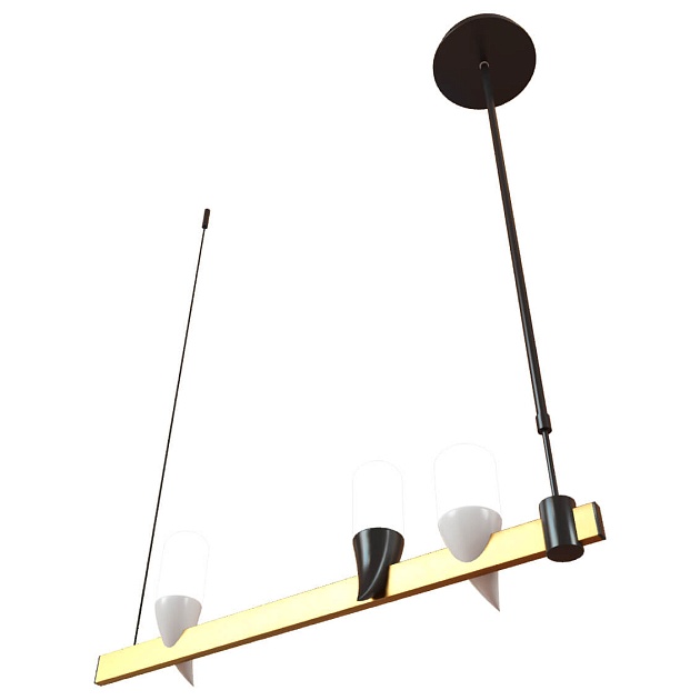 Подвесная светодиодная люстра Loft IT Whisper 1028-3BL Фото № 3