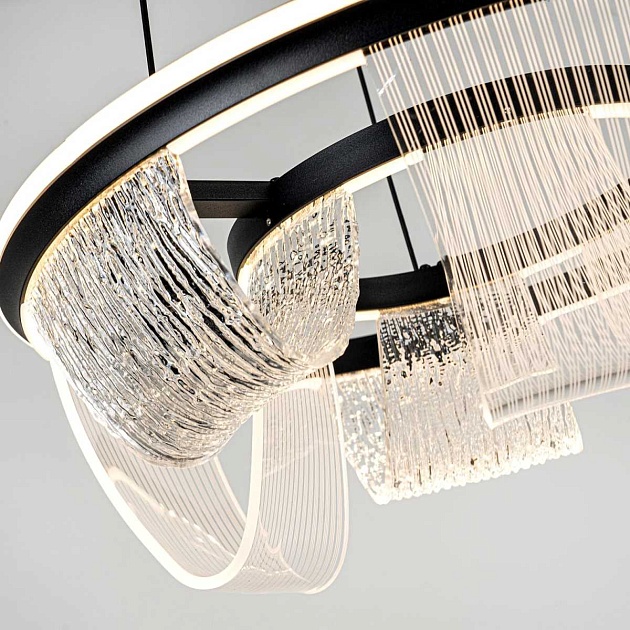 Подвесной cветильник LED4U L7706-460 BK Фото № 2
