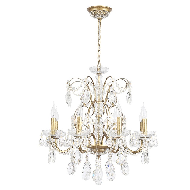Подвесная люстра Crystal Lux Odelis SP8 Gold Фото № 6