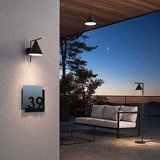 Уличный настенный светодиодный светильник Elektrostandard Bevel 35184/D a068471 2