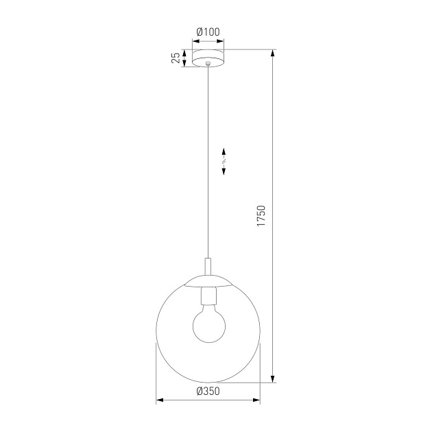 Подвесной светильник TK Lighting 5380 Esme Фото № 2