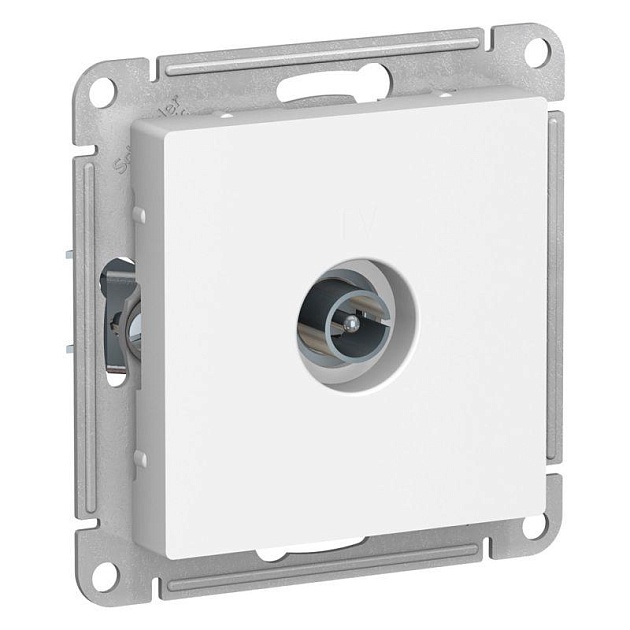 ТВ-розетка Systeme Electric AtlasDesign белая ATN000193 Фото № 1
