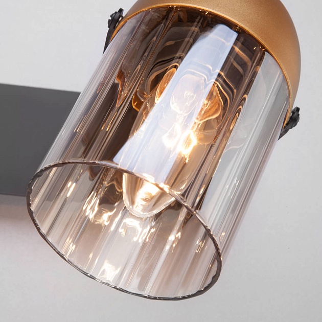 Настенный светодиодный светильник Eurosvet 20122/2 черный/золото изображение 4 Настенный светодиодный светильник Eurosvet 20122/2 черный/золото Фото № 4