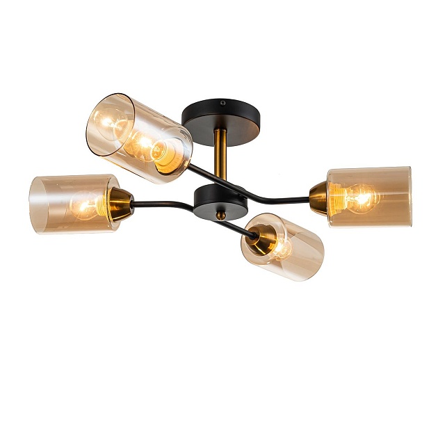 Потолочная люстра Escada Vertigo 1131/4P Black/Gold Фото № 5