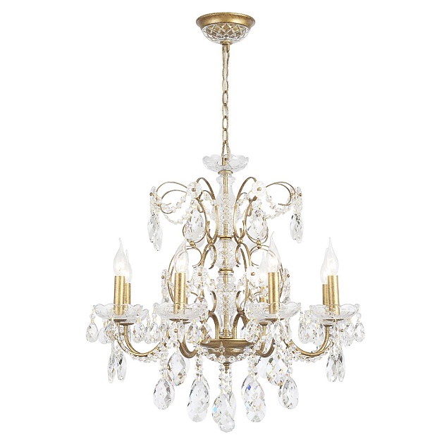 Подвесная люстра Crystal Lux Odelis SP8 Gold Фото № 5