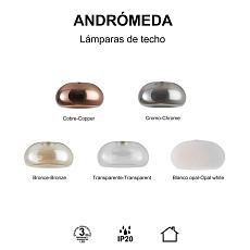 Плафон Mantra Andromeda 9351 5
