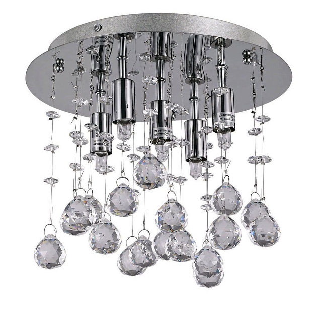 Потолочный светильник Ideal Lux Moonlight PL5 Cromo 094649 Фото № 1