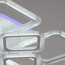 Потолочная светодиодная люстра Reluce 09826-3.3-4+4A WH (RGB) 1