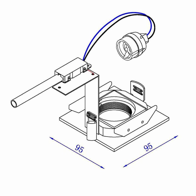 Встраиваемый светильник Lucide Eas 10909/01/12 изображение 2 Встраиваемый светильник Lucide Eas 10909/01/12 Фото № 2