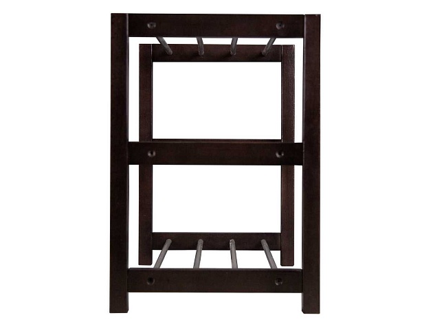 Обувница Мебелик Дольче темно-коричневый/металлик 004969 Фото № 2