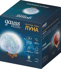 Настольный светодиодный ночник Gauss луна NN003 1