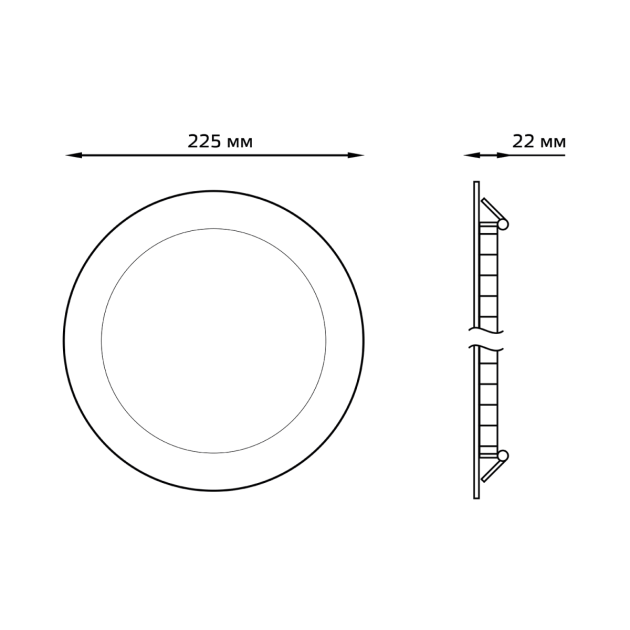 Встраиваемый светодиодный светильник Gauss 939111118 изображение 3 Встраиваемый светодиодный светильник Gauss 939111118 Фото № 3