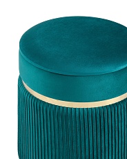 Пуф Stool Group Миранда с ящиком велюр бирюзовый 19B352VA-8167-64 3