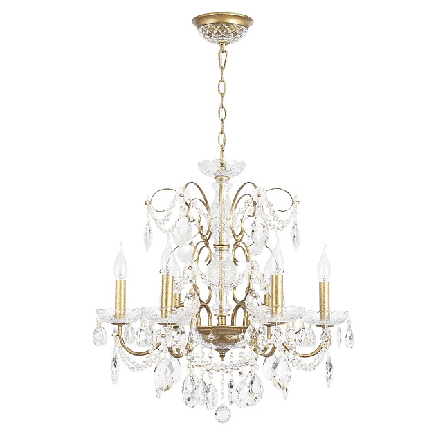 Подвесная люстра Crystal Lux Odelis SP6 Gold Фото № 4