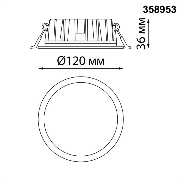 Встраиваемый светодиодный светильник Novotech Spot Lante 358953 изображение 5 Встраиваемый светодиодный светильник Novotech Spot Lante 358953 Фото № 5
